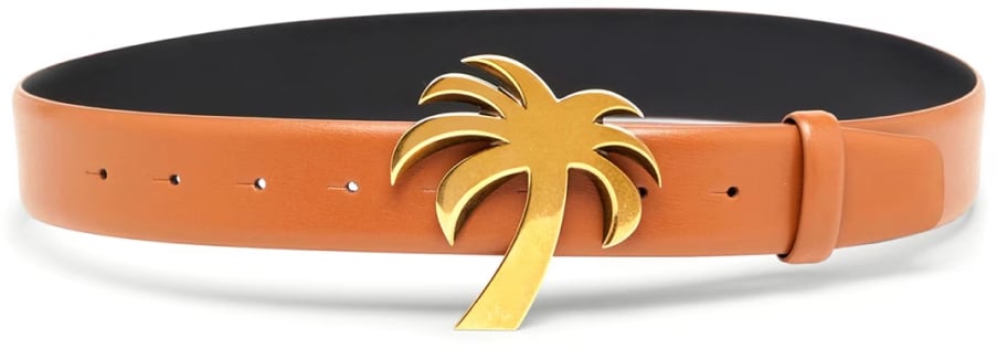 Palm Angels Palm Buckle Belt Bruin