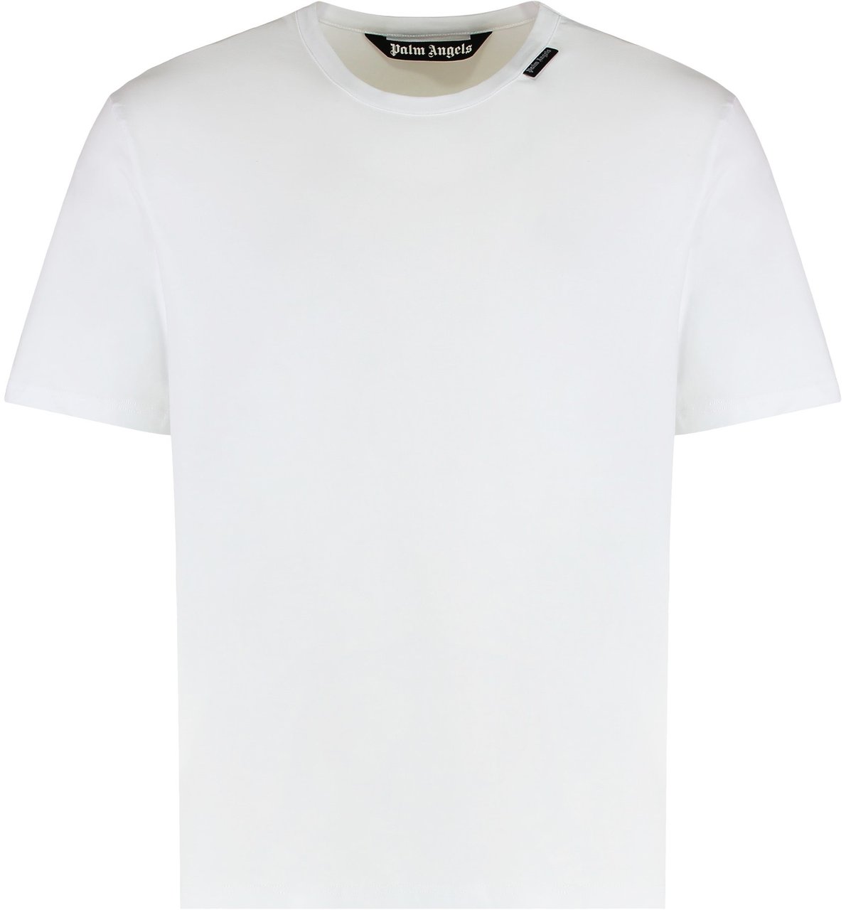 Palm Angels Crew neck T-shirt in cotton Wit