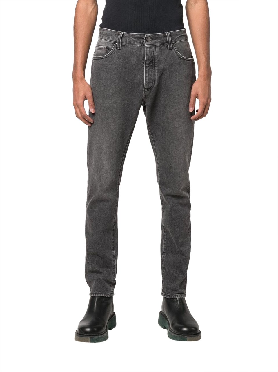 Palm Angels Jeans Black Zwart