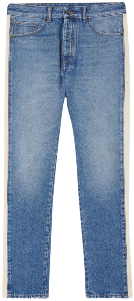Palm Angels Jeans Clear Blue Blauw