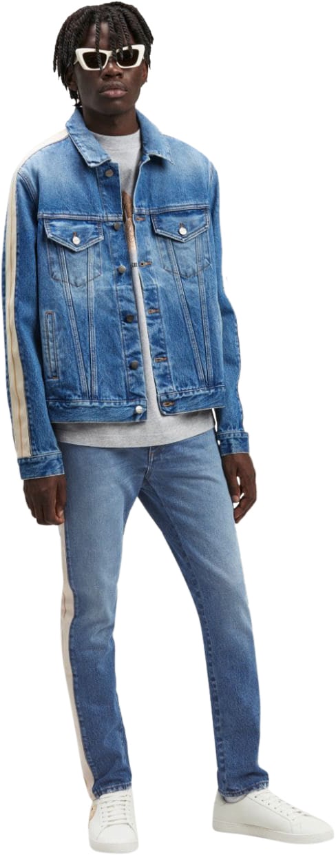 Palm Angels Jeans Clear Blue Blauw