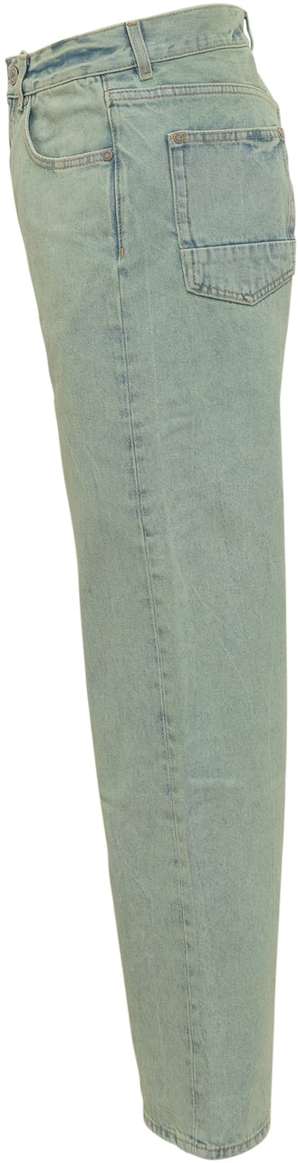 Palm Angels Jeans OverDye Groen