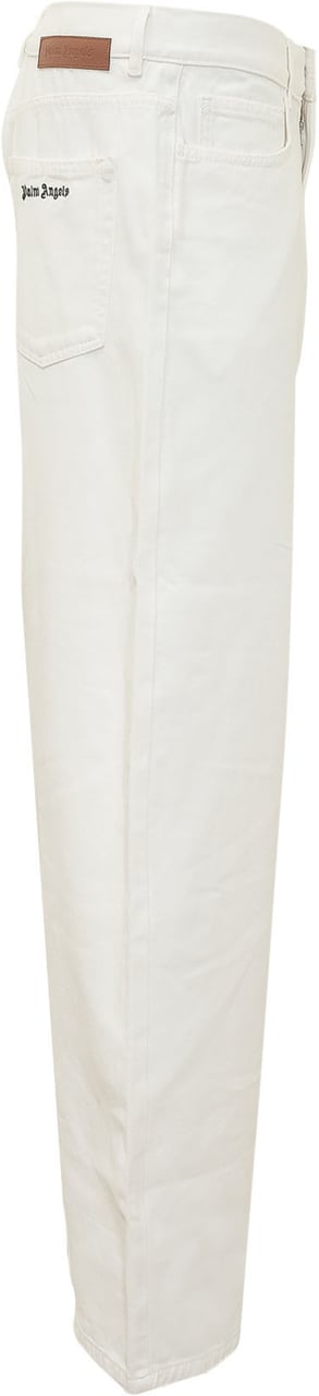 Palm Angels Jeans a 5 Tasche Wit