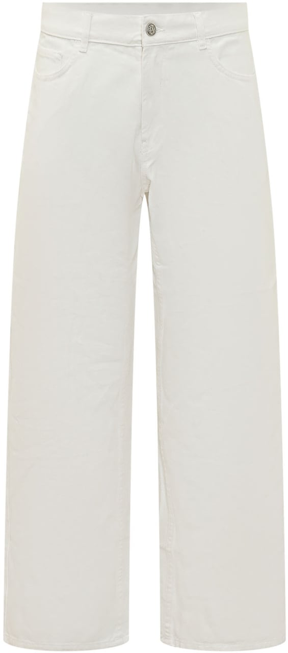 Palm Angels Jeans a 5 Tasche Wit