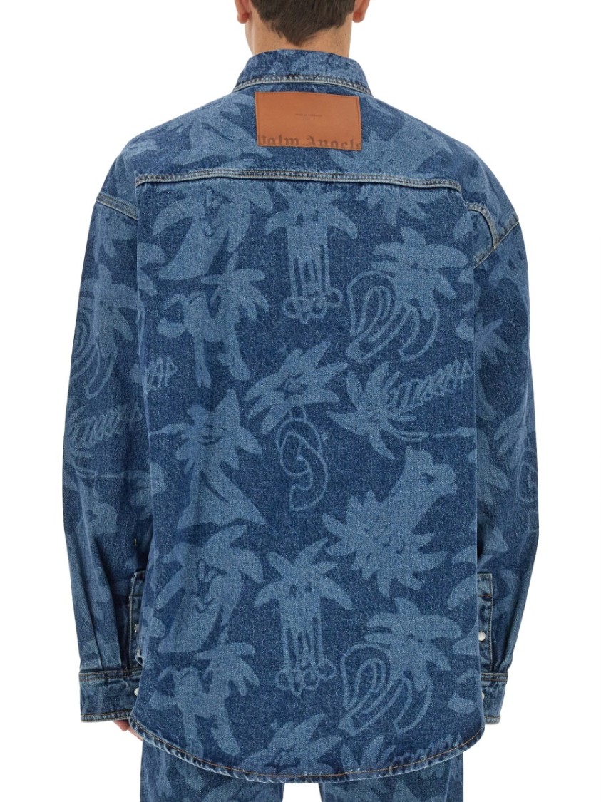 Palm Angels Palmity Jacket Blauw