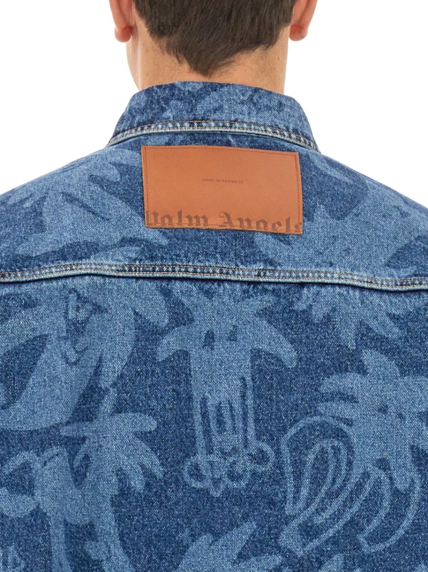 Palm Angels Palmity Jacket Blauw