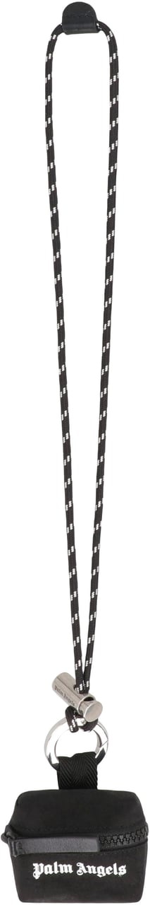 Palm Angels AirPods case with shoulder strap Zwart