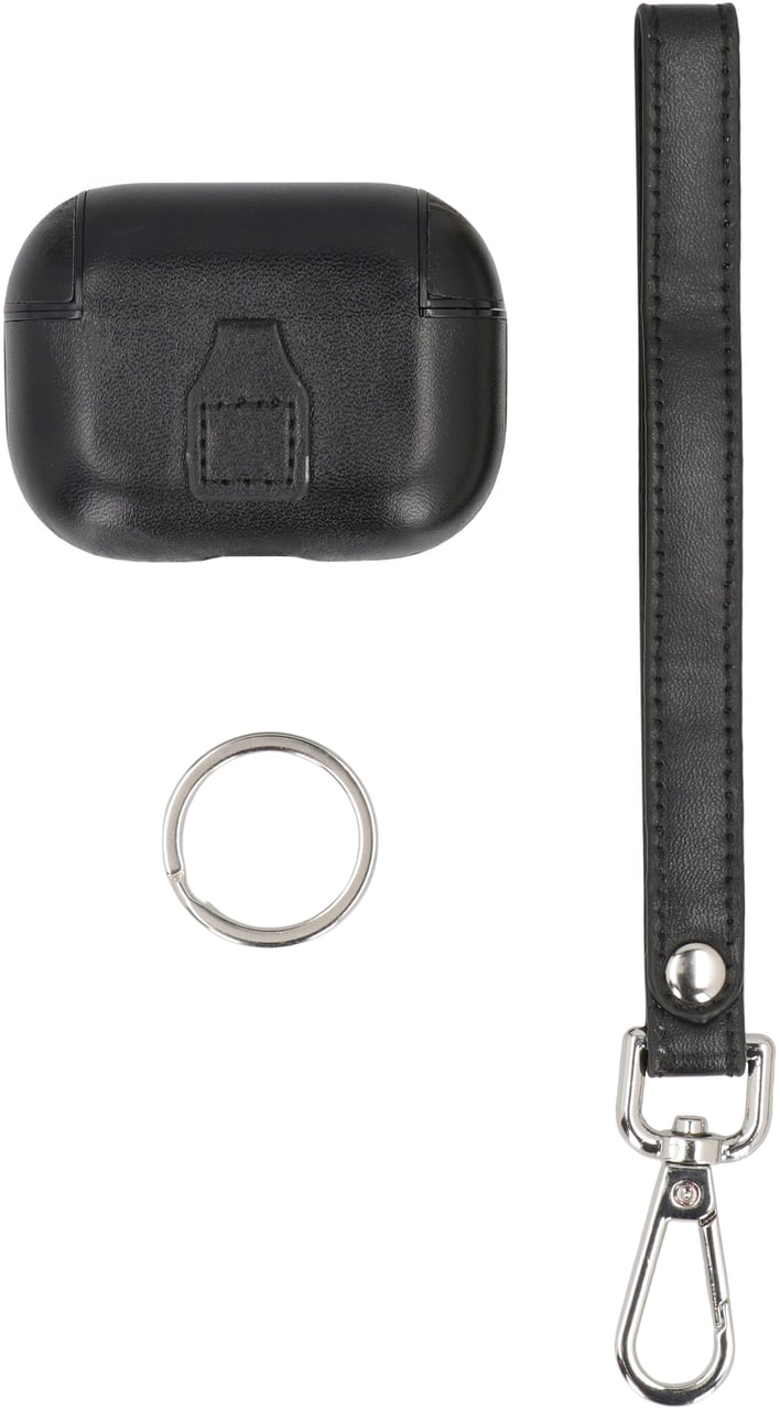 Palm Angels AirPods case with shoulder strap Zwart