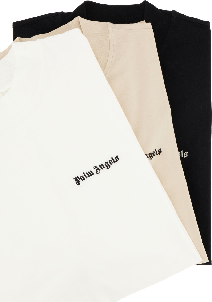 Palm Angels Palm Angels Multicolor cotton oversize t-shirt set Wit
