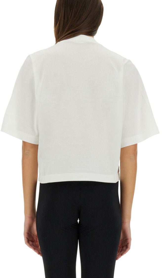 Palm Angels T-Shirt With Logo Zwart