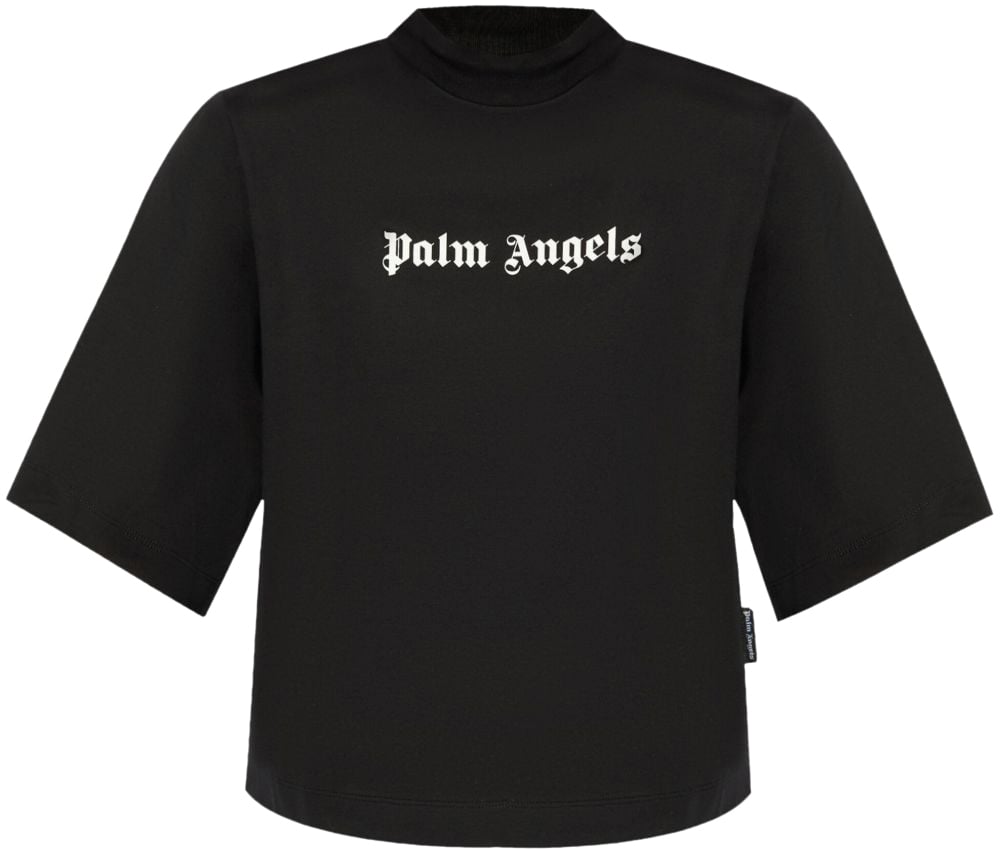 Palm Angels T-Shirts And Polos Black Zwart