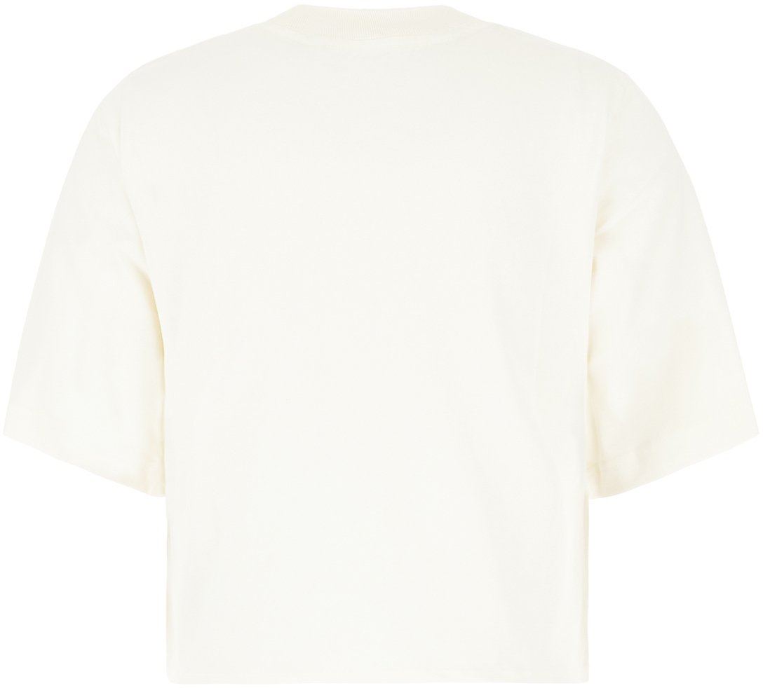 Palm Angels Palm Angels Ivory cotton t-shirt Neutraal