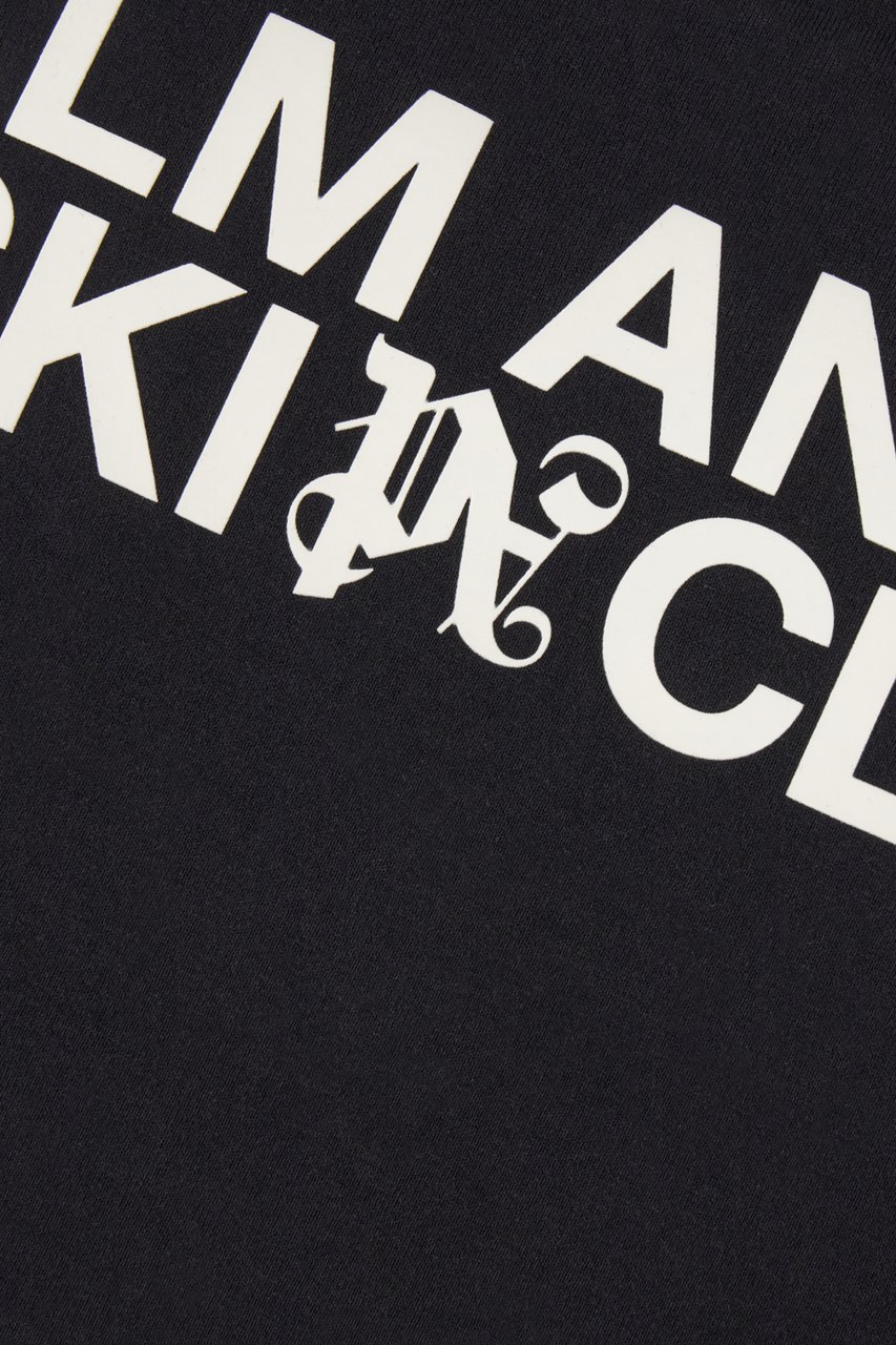 Palm Angels Palm Angels Black cotton t-shirt Zwart