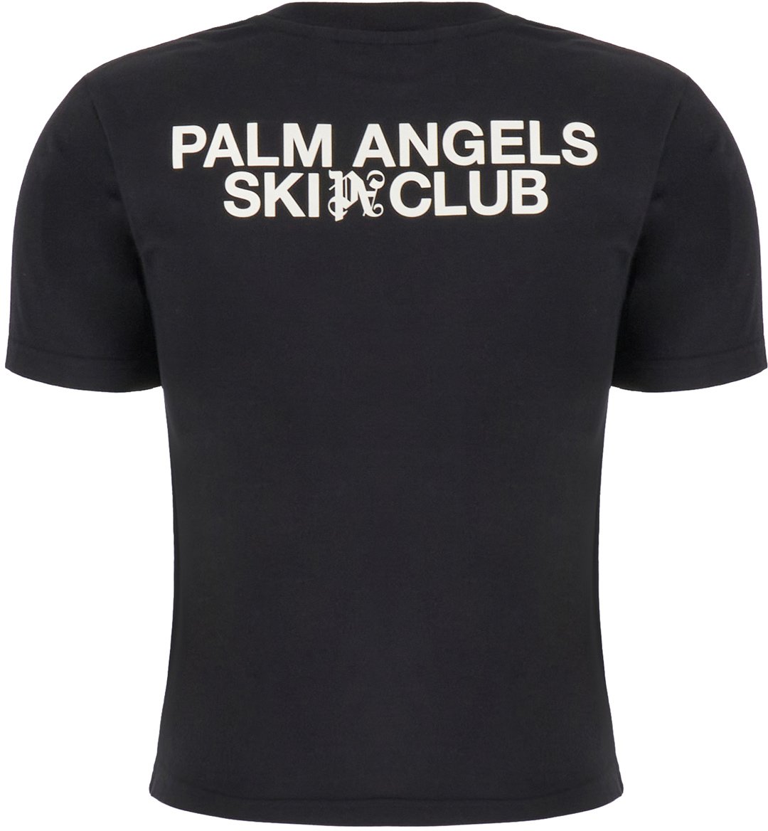 Palm Angels Palm Angels Black cotton t-shirt Zwart