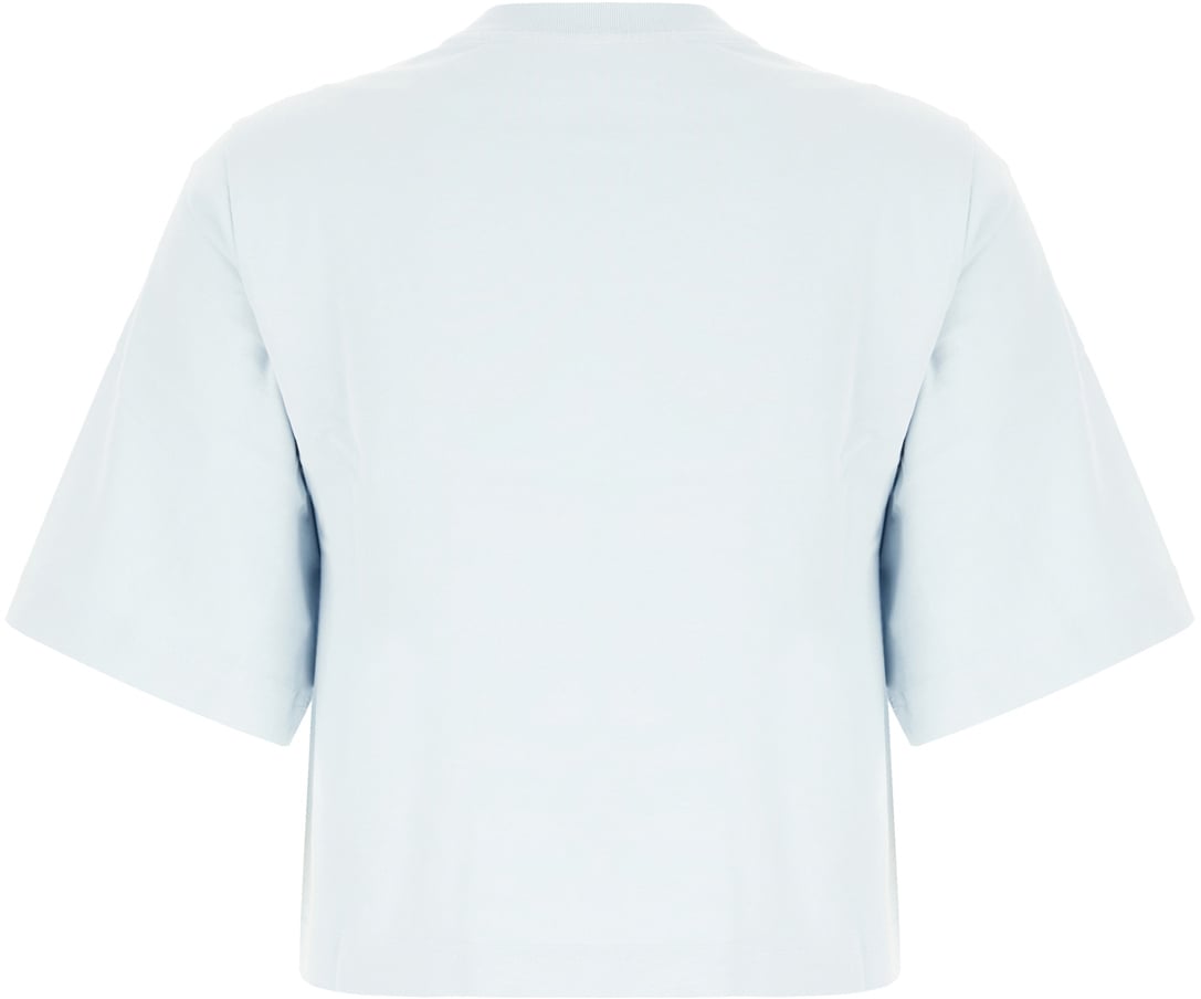 Palm Angels Palm Angels Light blue cotton t-shirt Lichtblauw