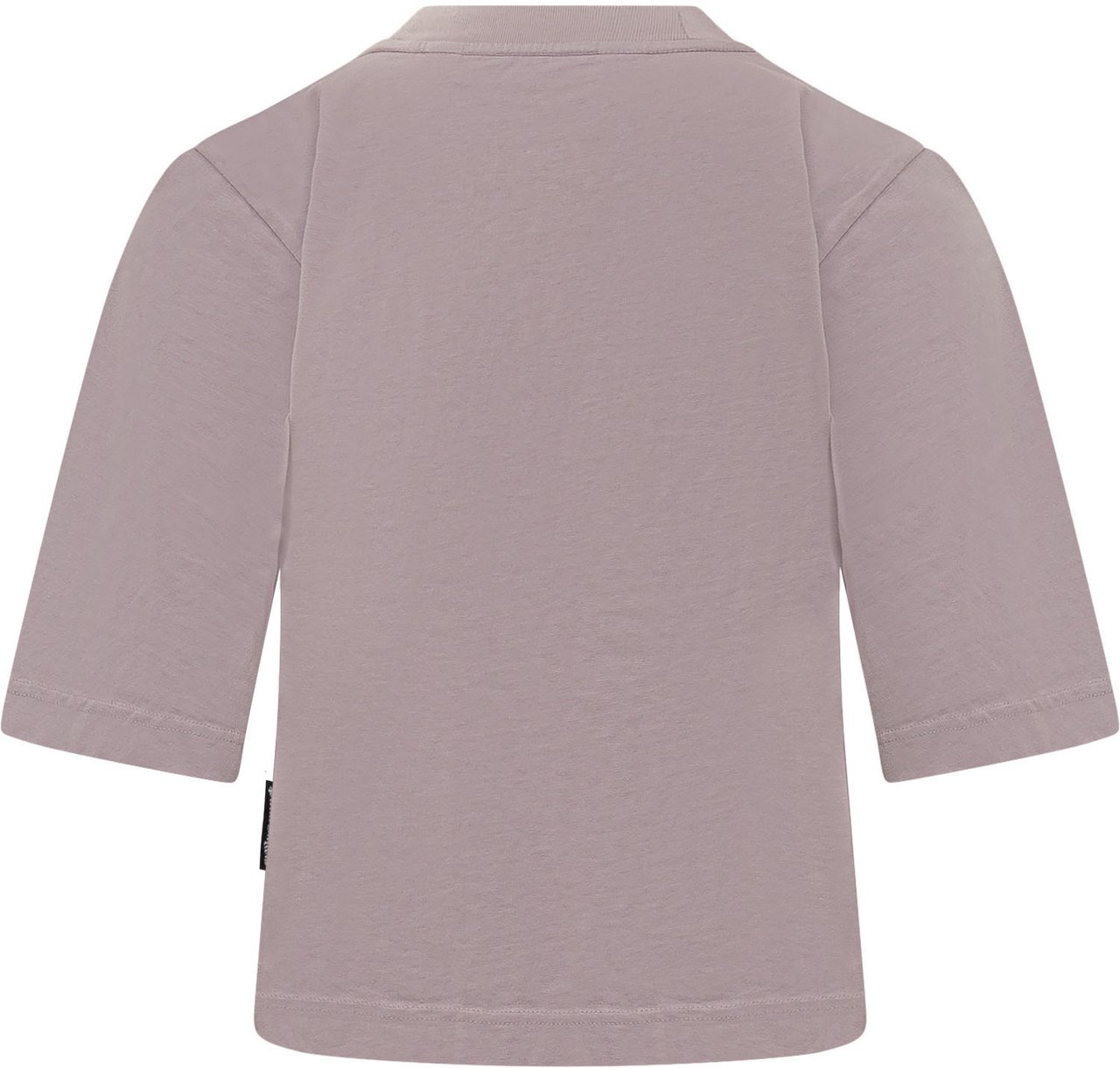 Palm Angels T-shirt Curved Logo Boxy Roze