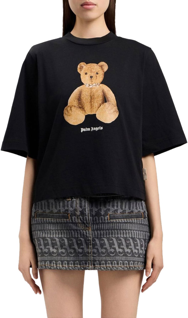 Palm Angels T-Shirts And Polos Black Zwart