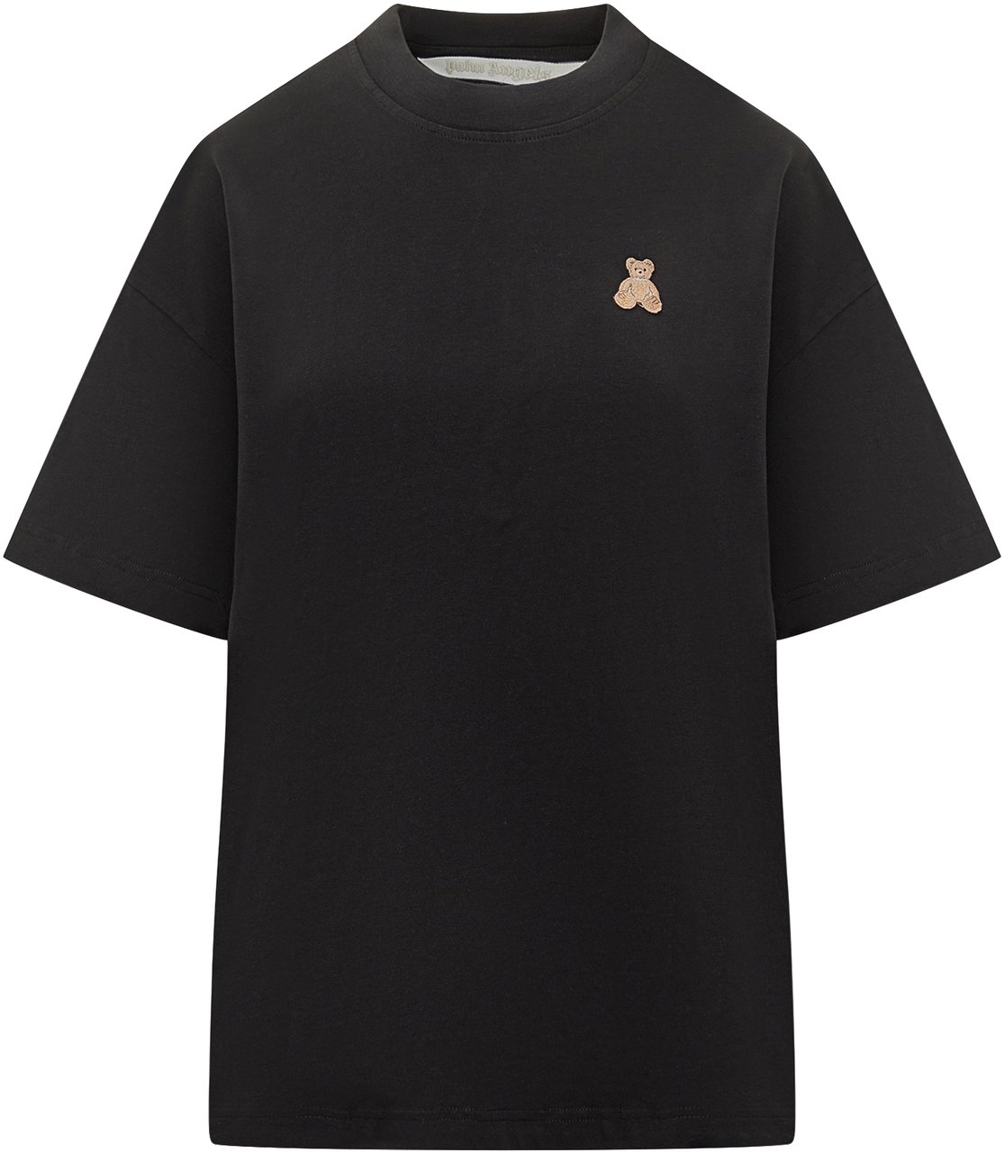 Palm Angels Palm Angels Black cotton t-shirt Zwart