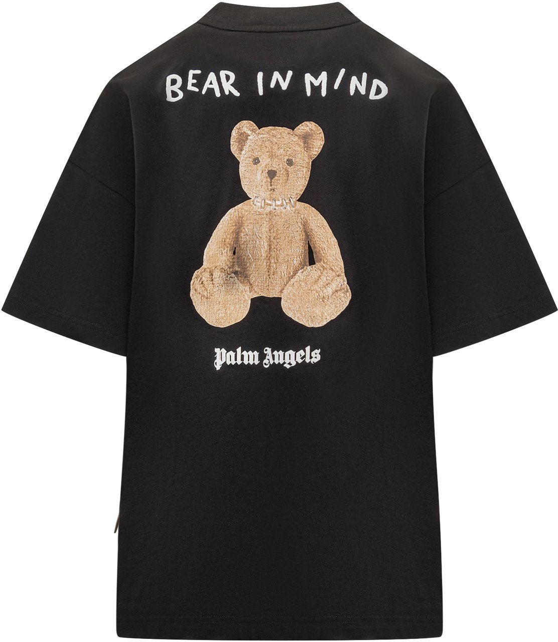 Palm Angels Palm Angels Black cotton t-shirt Zwart