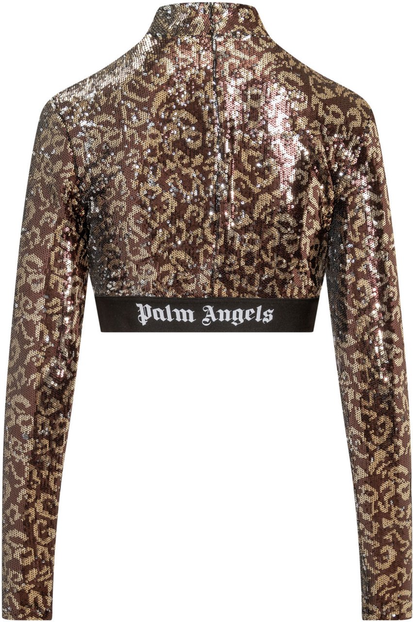 Palm Angels Top con Pailettes Bruin