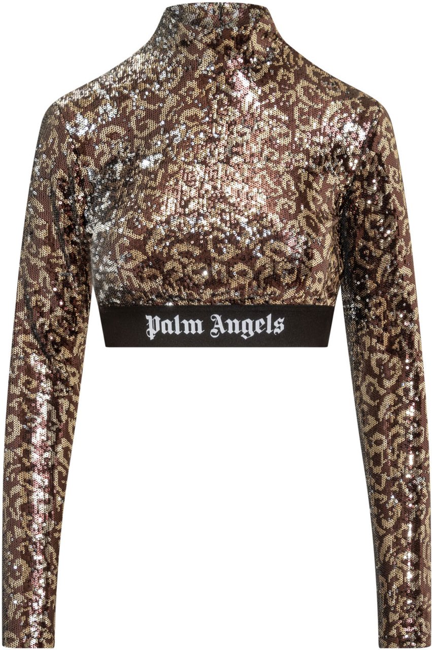 Palm Angels Top con Pailettes Bruin
