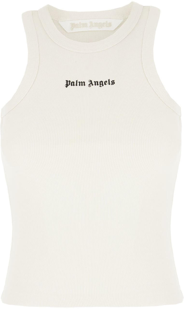Palm Angels Sand stretch cotton top Neutraal