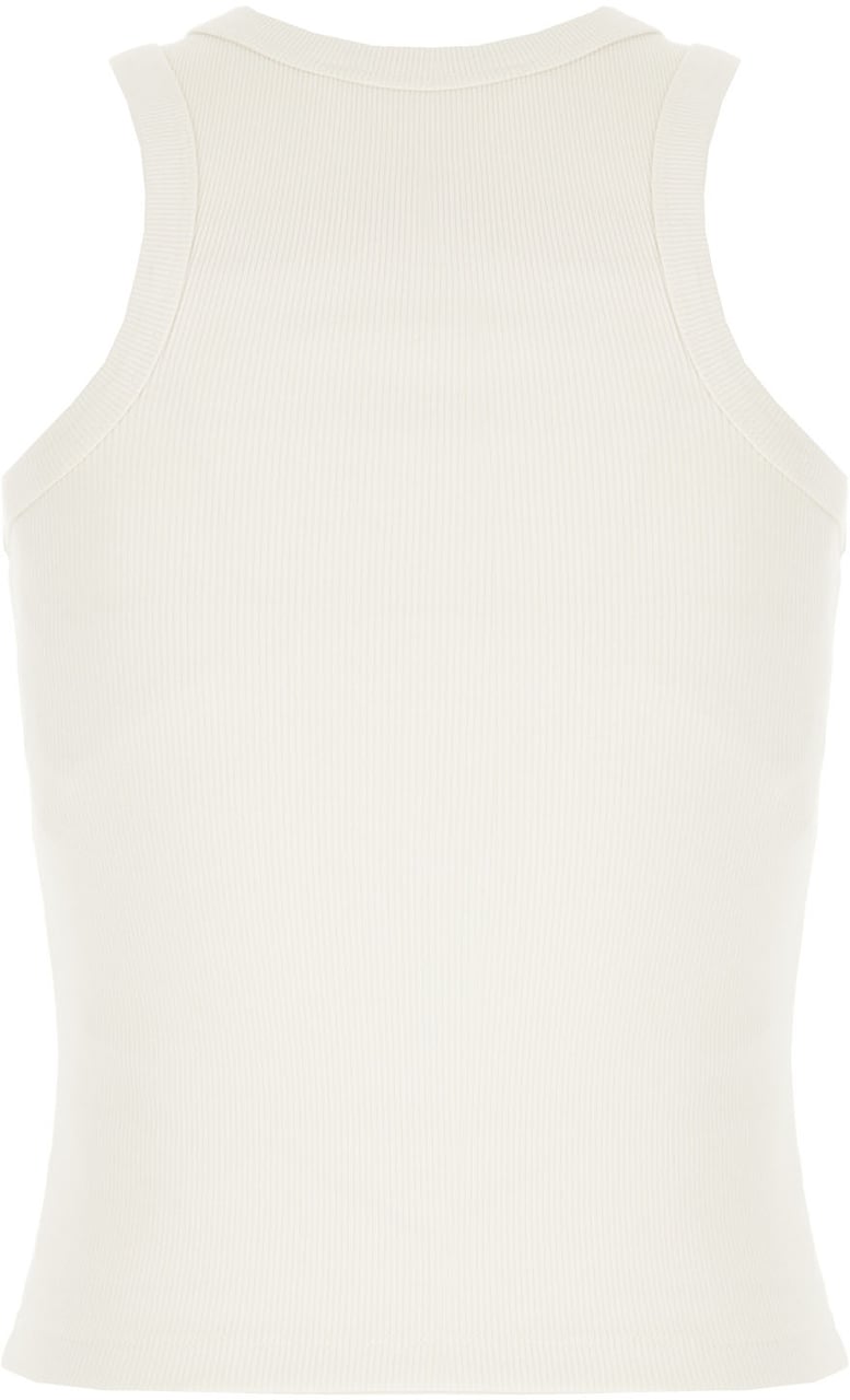 Palm Angels Sand stretch cotton top Neutraal