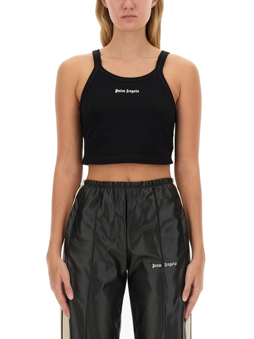 Palm Angels Tank Top Zwart