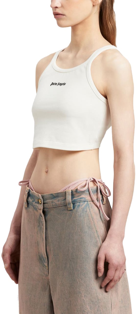 Palm Angels Top White Wit