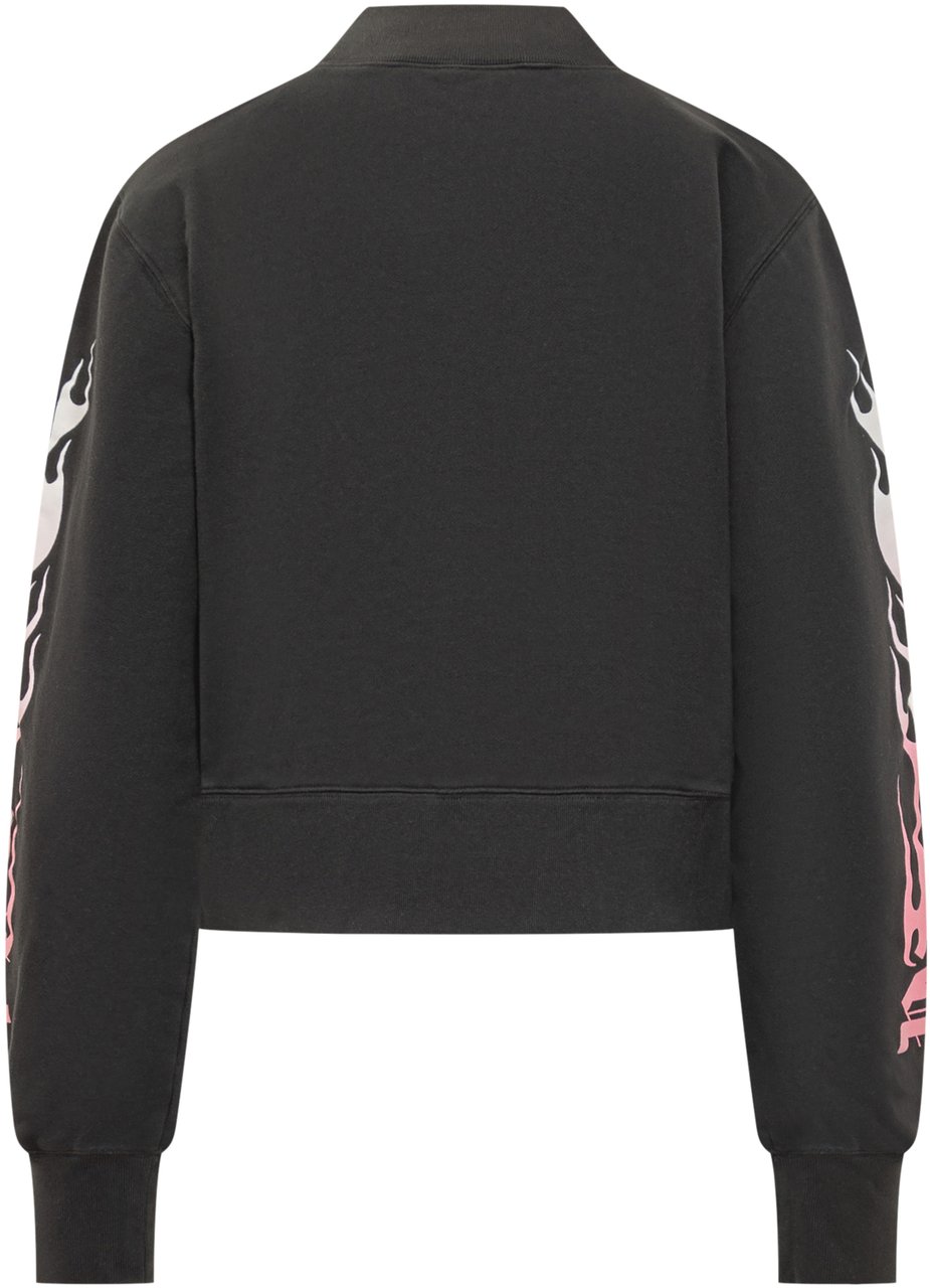 Palm Angels Felpa Palm Angels Zwart