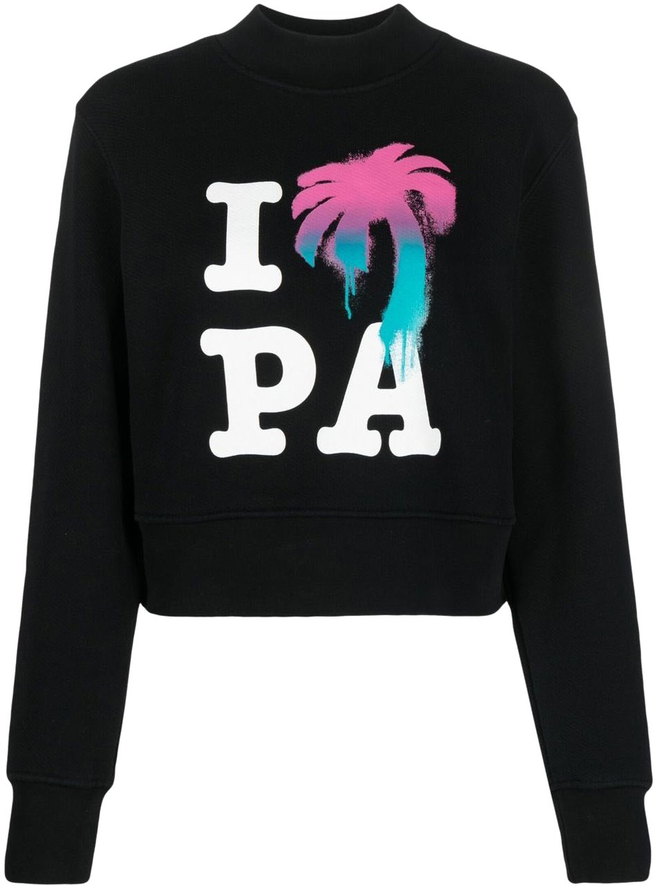 Palm Angels Sweaters Black Zwart