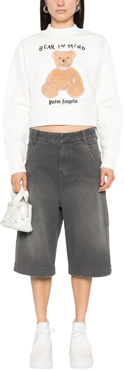 Palm Angels Sweaters White Wit