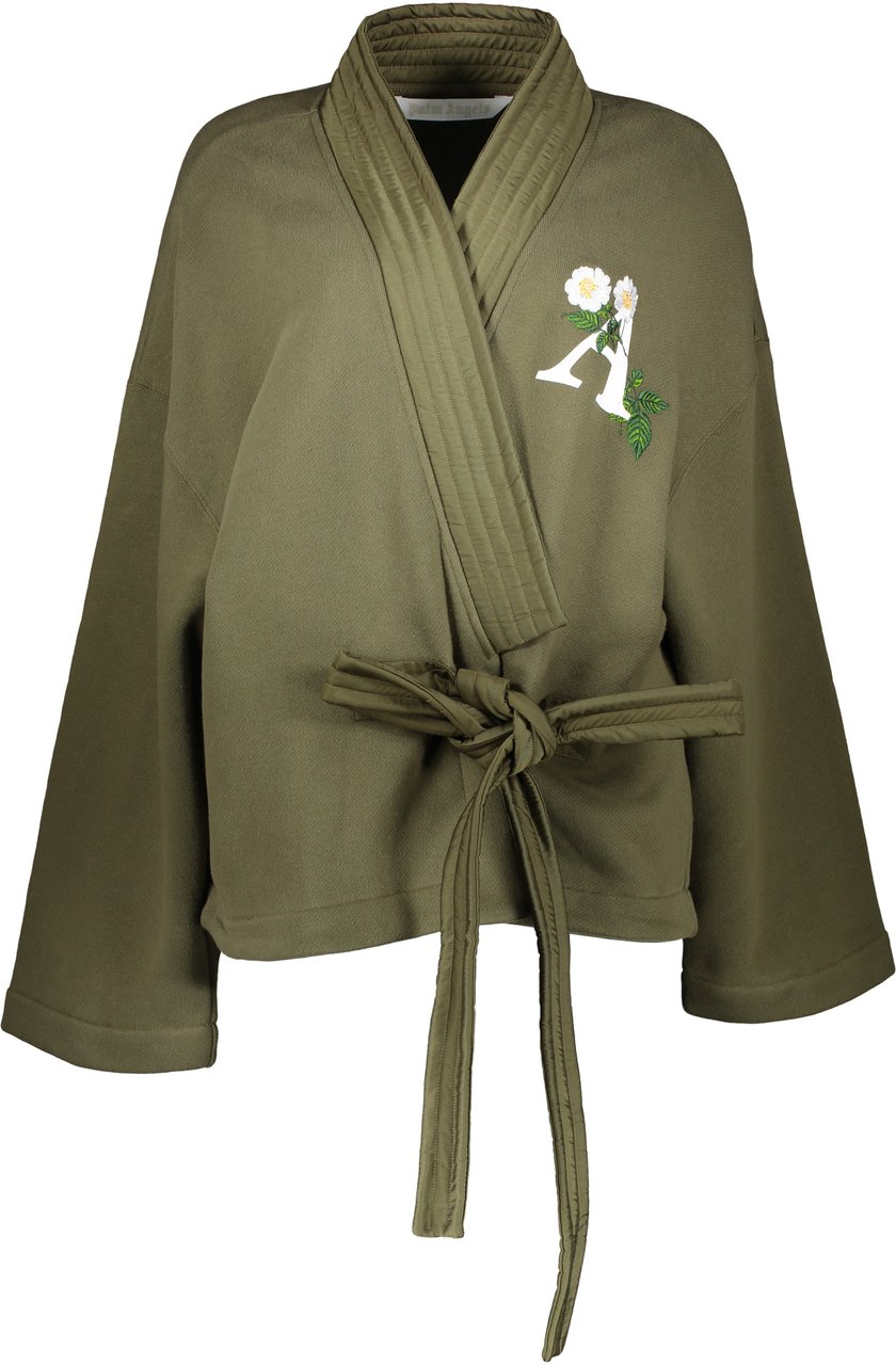 Palm Angels Cotton kimono Wit