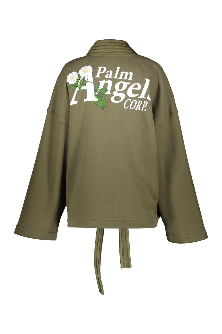Palm Angels Cotton kimono Wit