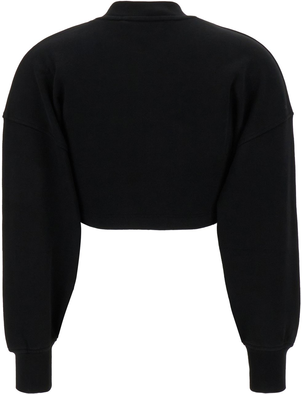Palm Angels Palm Angels Black cotton sweatshirt Zwart