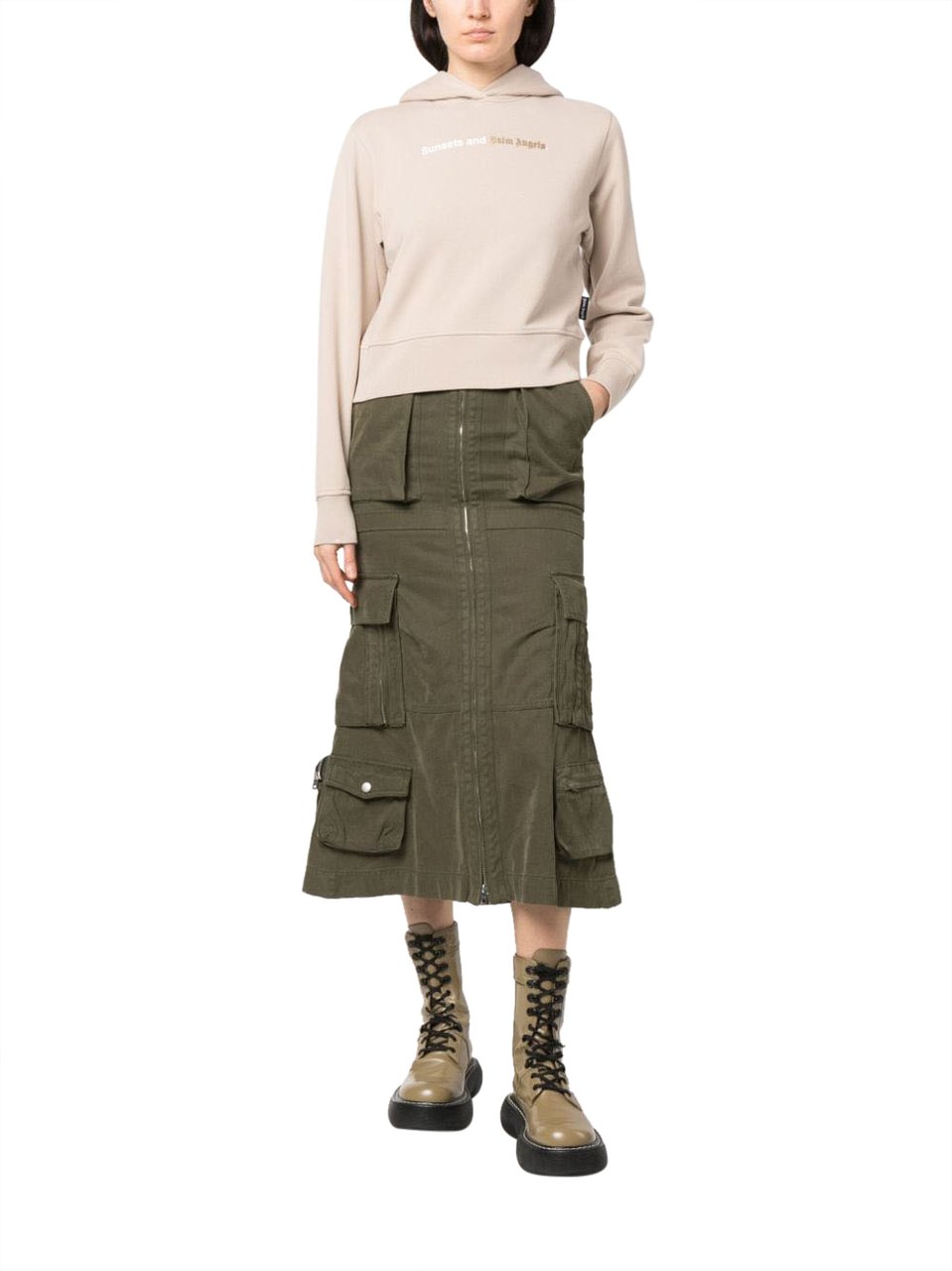 Palm Angels Sweaters Beige Beige