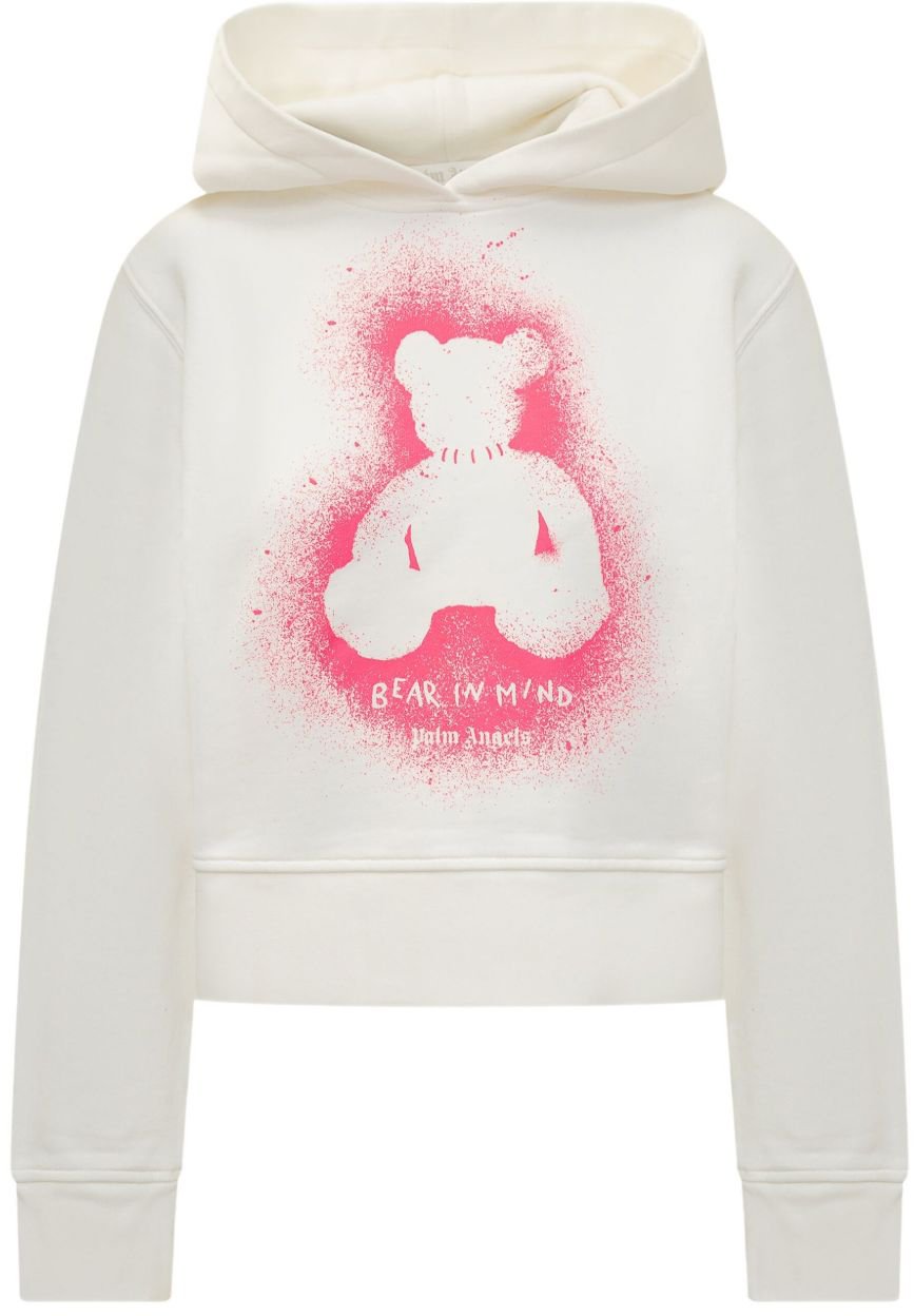 Palm Angels Palm Angels Maglie Bianco E Fucsia Wit