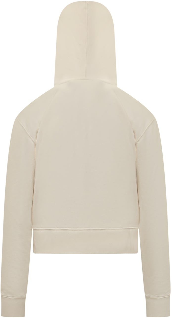 Palm Angels Felpa con Logo Beige