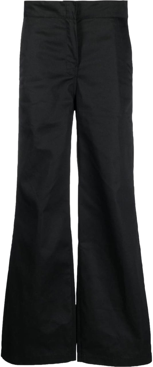 Palm Angels Trousers Black Zwart