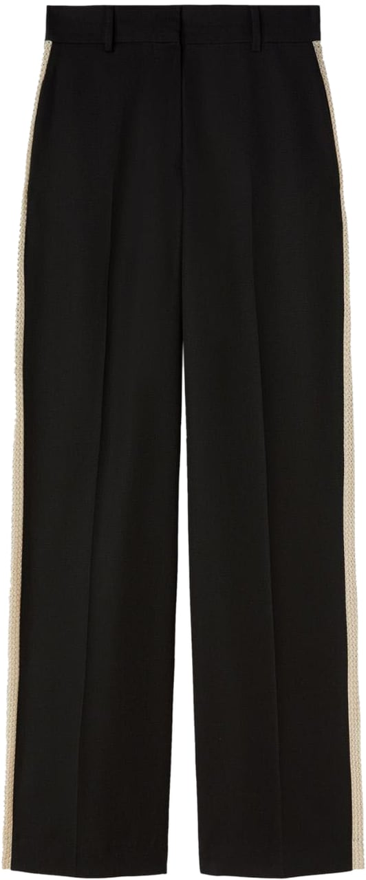 Palm Angels Trousers Black Zwart