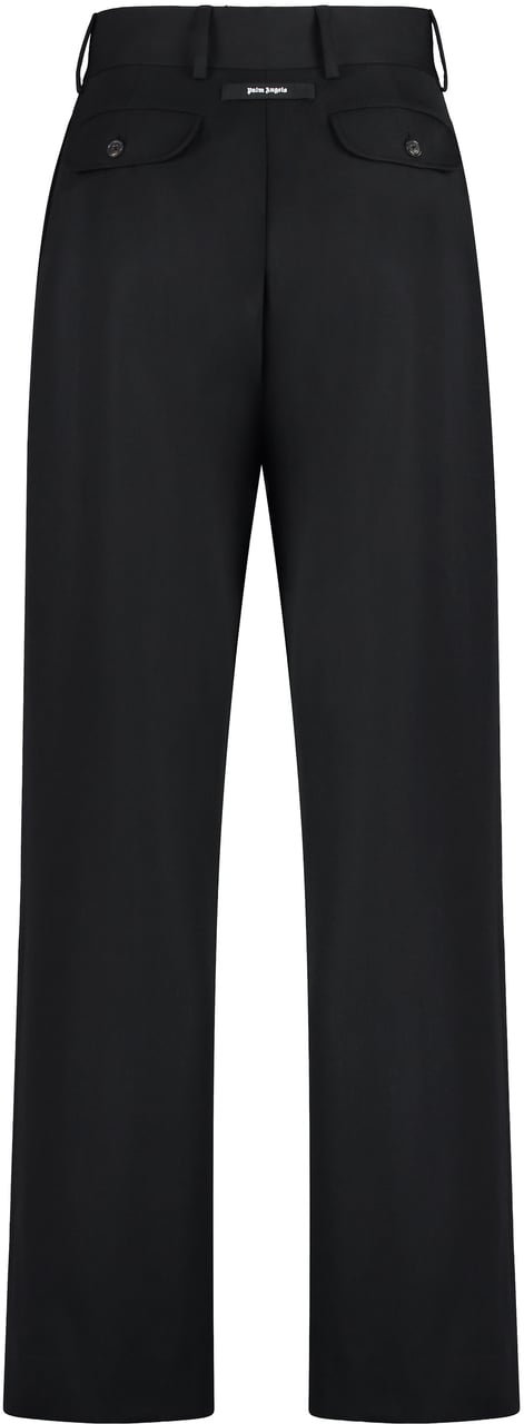 Palm Angels Wool blend trousers Zwart