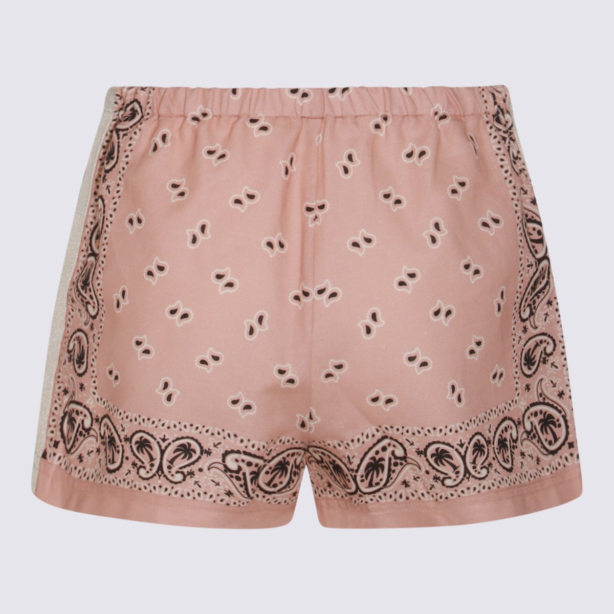 Palm Angels Bandana-Inspired Printed Shorts Roze