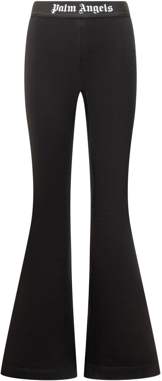 Palm Angels Pantalone con Logo Zwart