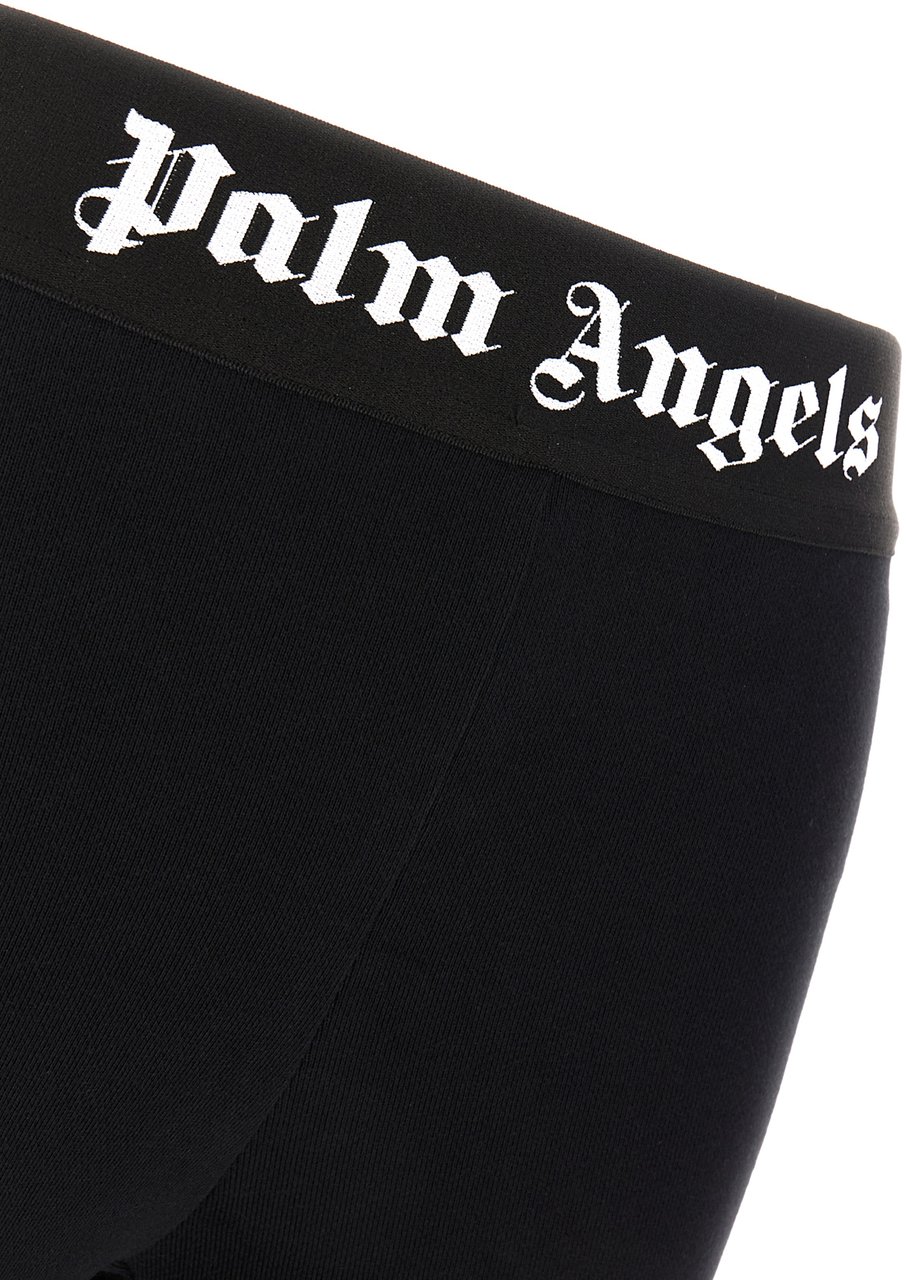 Palm Angels Palm Angels Black cotton joggers Zwart