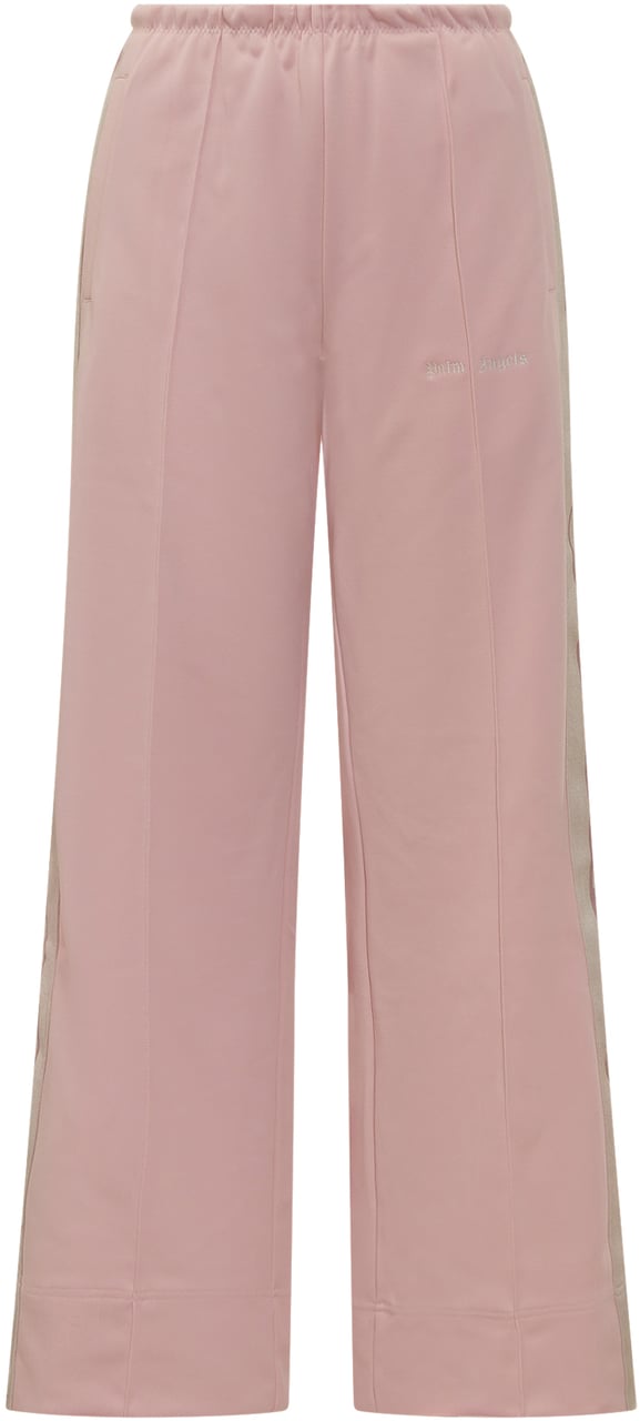 Palm Angels Palm Angels Pantaloni Rosa con Bande Laterali Roze