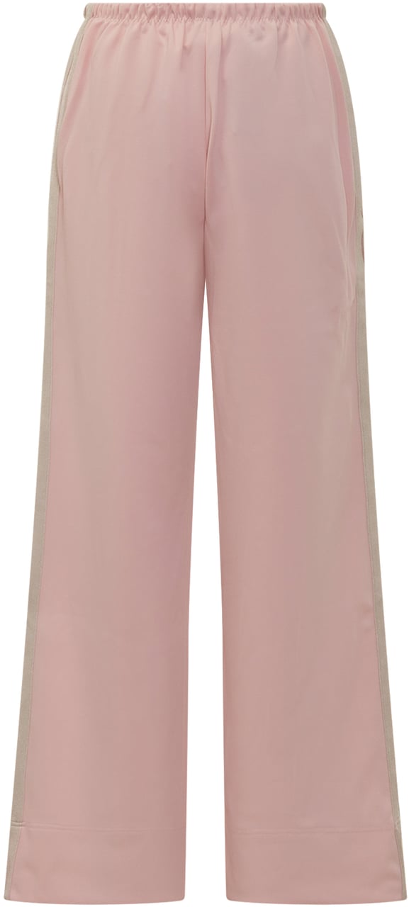 Palm Angels Palm Angels Pantaloni Rosa con Bande Laterali Roze
