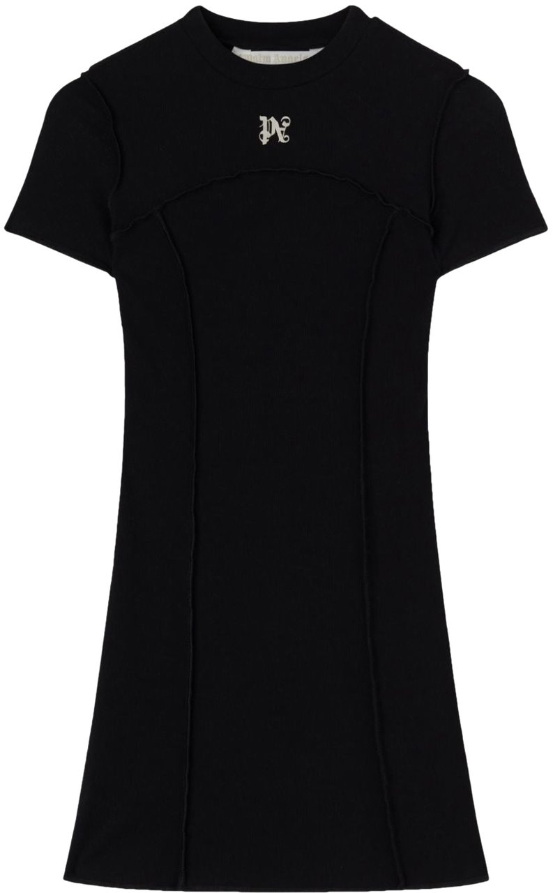 Palm Angels Abito con Monogram PA Zwart