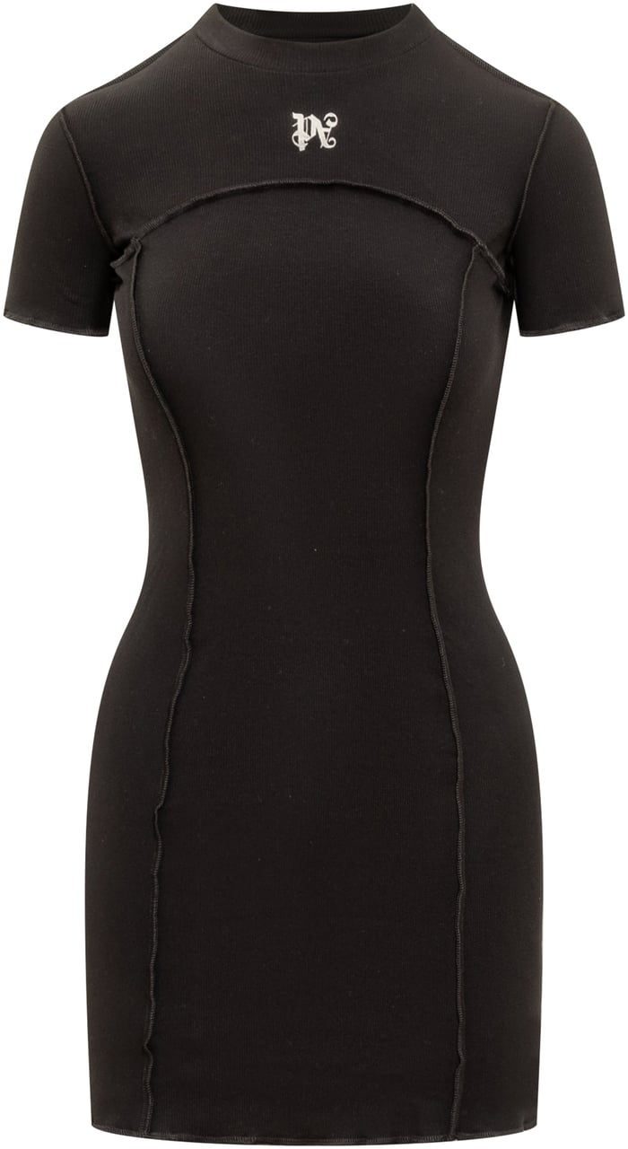 Palm Angels Abito con Monogram PA Zwart