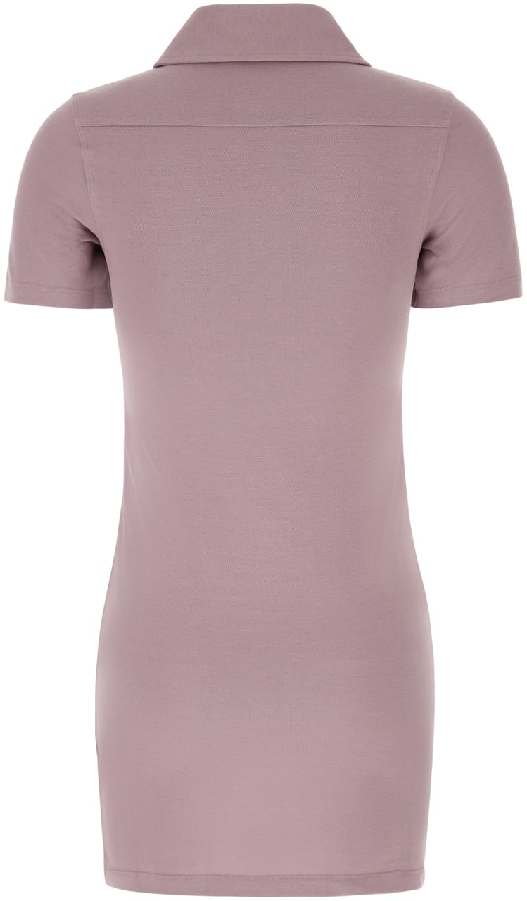 Palm Angels Palm Angels Mauve piquet polo dress Paars
