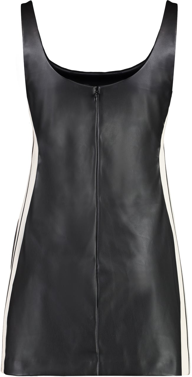 Palm Angels Vegan leather dress Zwart